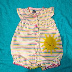 0-3 Months Child of Mine Sunshine Romper